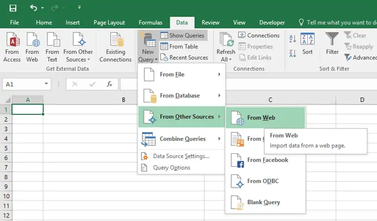 Using Queries to Create Data Tables from the Web - EngineerExcel