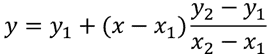 linear interpolation formula