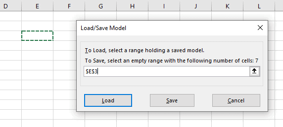 load/save excel solver