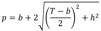 wetted perimeter trapezoidal open channel equation