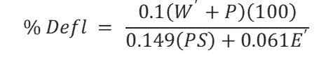 Modified Iowa Equation for buried pipe deflection