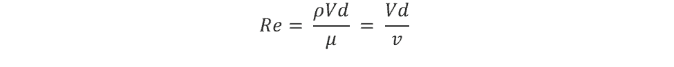 reynolds number equation