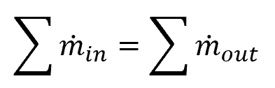multiple inlets and outlets equation