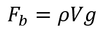 buoyant force equation