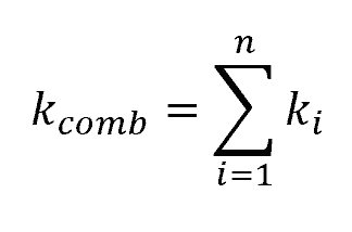 combined spring rate formula