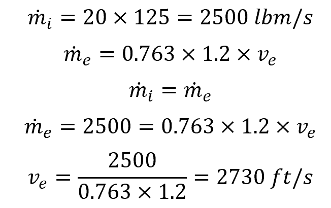conservation of mass to the mass flow rate  equation