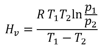The Clausius-Clapeyron Equation