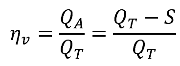 volumetric efficiency equation