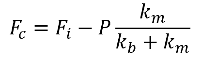Clamping Force Under Tensile External Load Equation