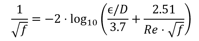 Colebrook-White Equation