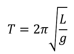 period of oscillation formula