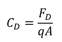 drag coefficient mathematical expressiob