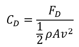 formula for drag coefficient 