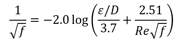 Colebrook equation