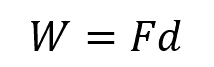 force and displacement equation