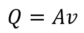 volumetric flow rate formula