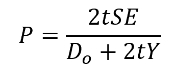 allowable pressure formula