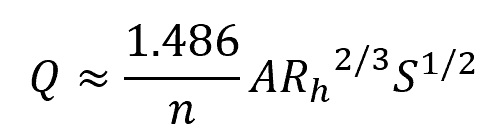 English unit formula for volumetric flow rate 