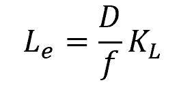Equivalent Pipe Length Formula