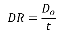 Pipe Dimension Ratio Formula
