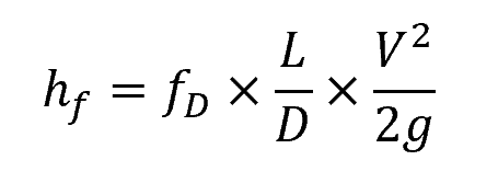 Darcy-Weisbach equation 