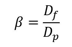 diameter ratio equation