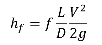 Darcy-Weisbach equation 