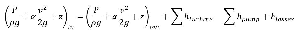 general energy equation 