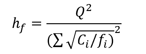 total head loss equation