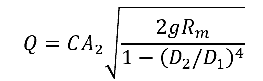 volumetric flow rate equation