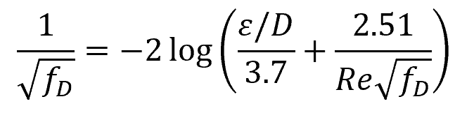 Colebrook equation 