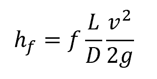 Darcy-Weisbach equation