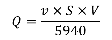 flow rate formula