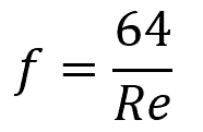 friction factor formula