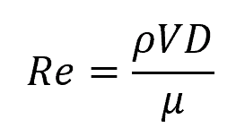 Reynolds number formula 