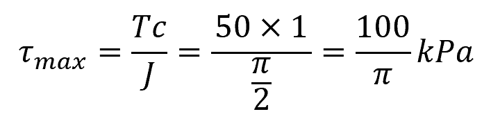 torsion formula 