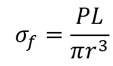 cylindrical beam formula