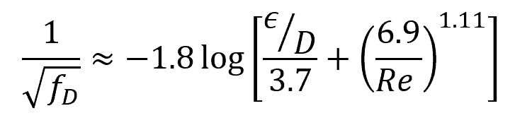 Haaland equation 
