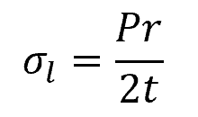 longitudinal stress equation