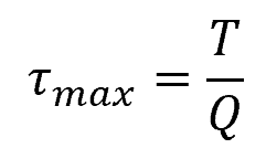 maximum torsional shear formula