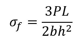 three-point bending formula