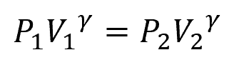 adiabatic process equation