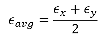 Mohr’s circle for plane strain  equation
