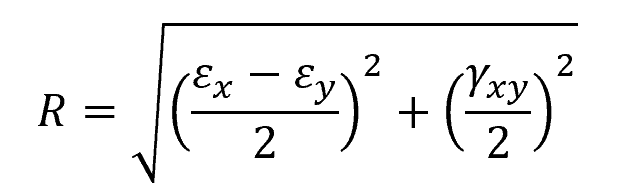 Mohr's Circle for Plane Strain Formula