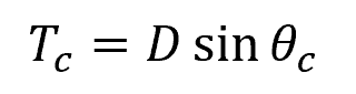 critical width of channel section 