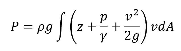 energy flux equation