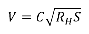 flow velocity equation