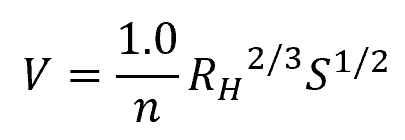 Manning equation 
