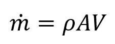 mass flow rate equation