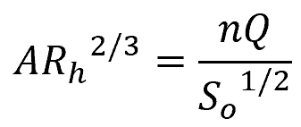 normal depth equation